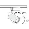 Трековый светильник MAYTONI VUORO TR003-1-12W4K-B